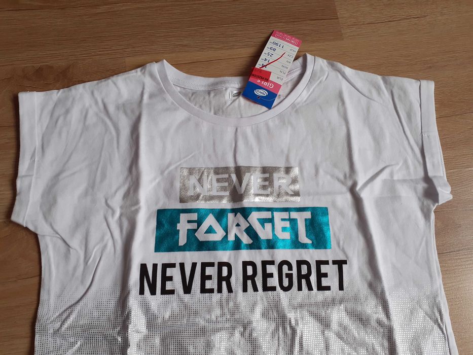 Biała bluzka bluzeczka dziewczęca 158/164 pepco