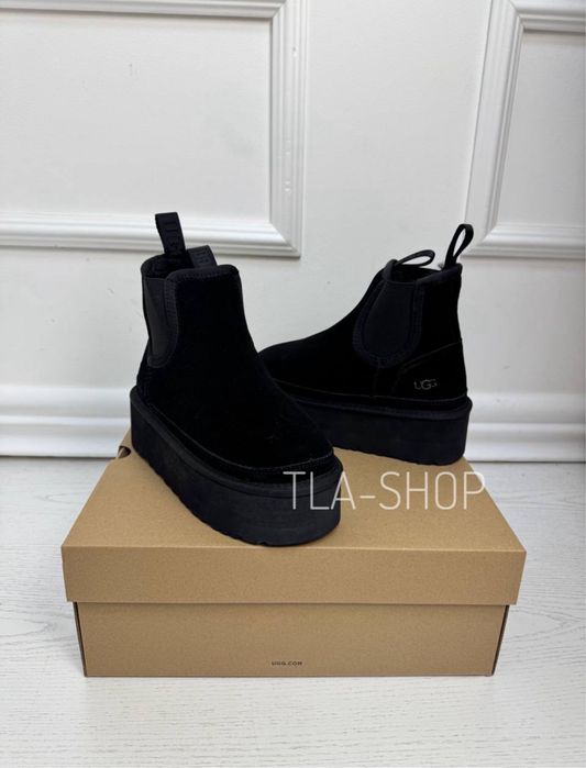 Угги Ugg Neumel Platform Chealsea жіночі уггі