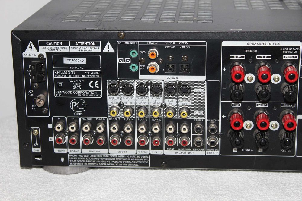 KENWOOD KRF-V8060D amplituner wzmacniacz kino domowe optyk Wysyłka