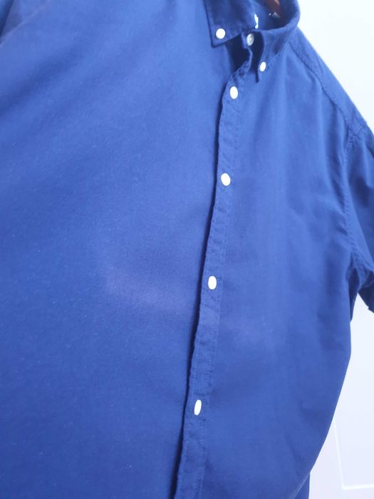 Granatowa koszula męska Jack & Jones XL L
