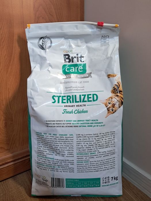 Brit care urinary health chicken