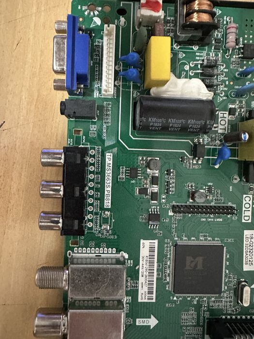 Placa de tv VOX de 32 polgadas com comando