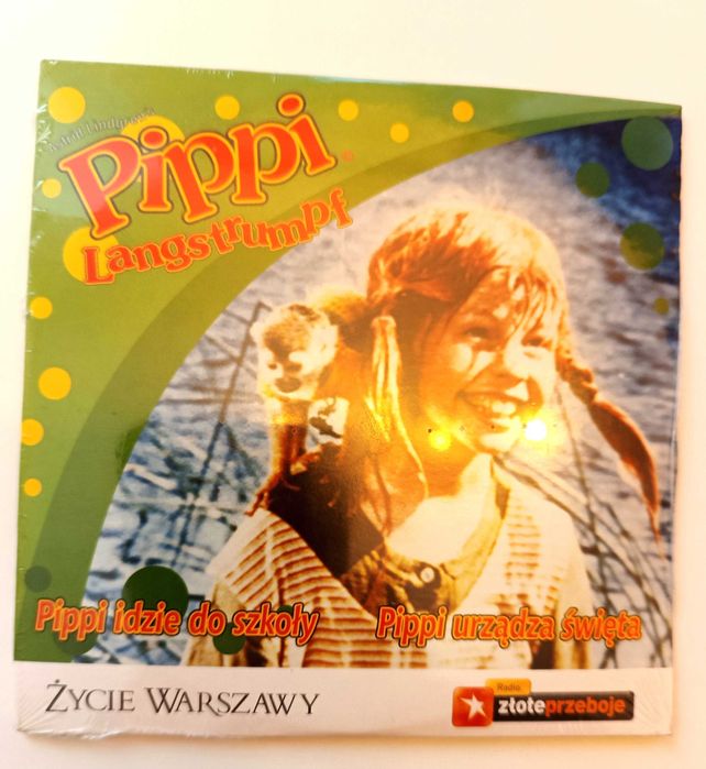DVD VCD Pippi idzie do szkoły i Pippi urządza święta, polski