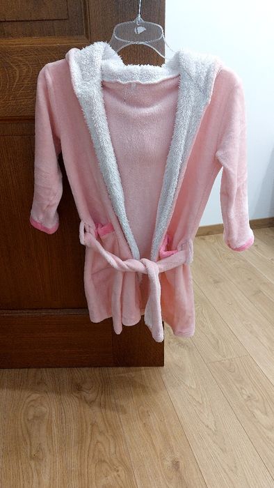 Szlafrok dziewczęcy jednorożec