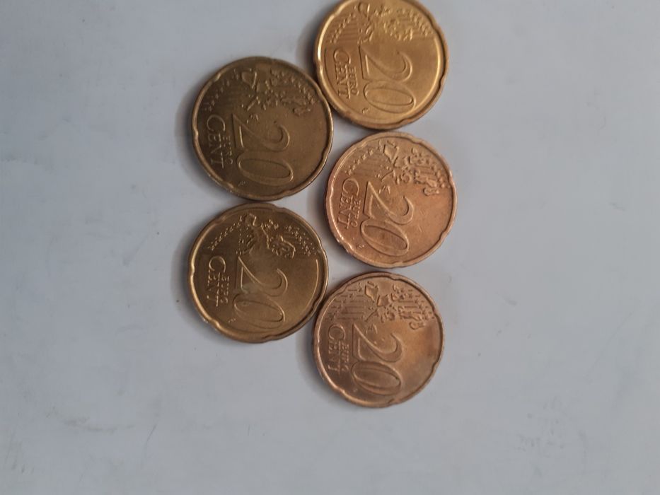 Piekny zestaw 2 eurocent