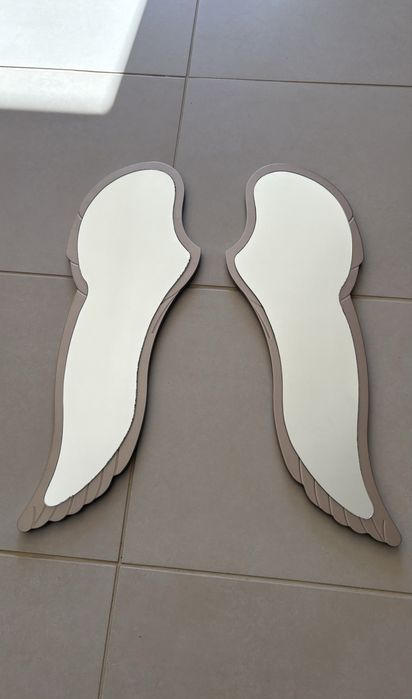 “Conjunto Espelhos Asas de Anjo – 91 cm – Decoração de Parede”.