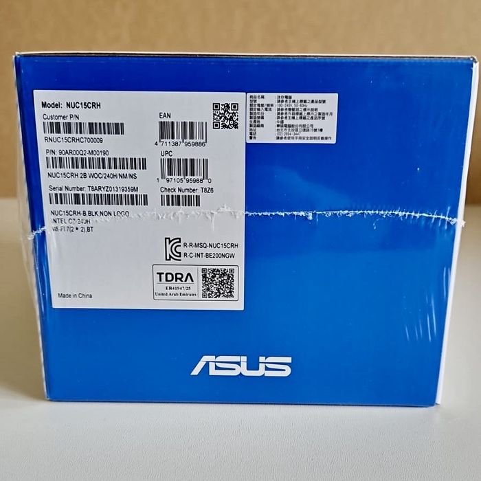 Новий Персональний комп'ютер Міні ПК Неттоп (Barebone) ASUS NUC 15 Pro