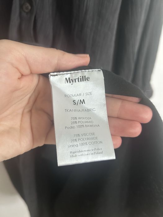 Sukienka midi grafitowa szara Myrtille s/m 36