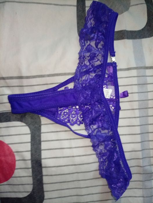 Majtki Stringi Fiolet