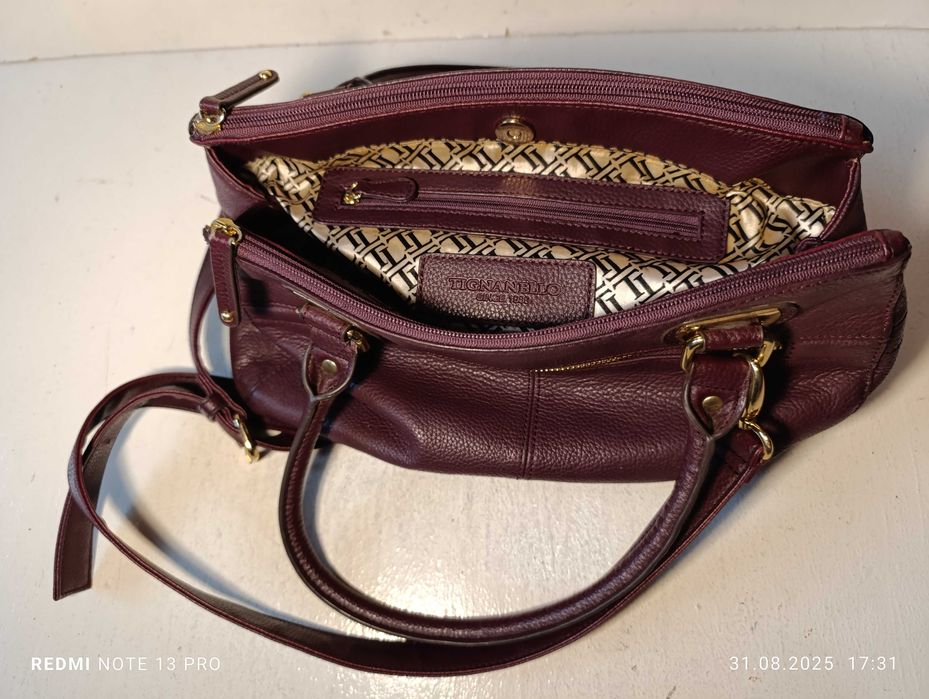 torebka skórzana Tignanello