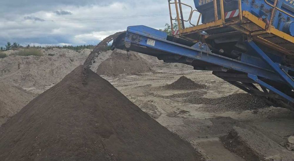 Ziemia przesiewana pod trawnik transport od 1 tony do 27 ton