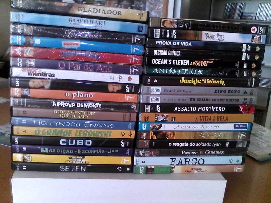 Grande lote de dvd's novos