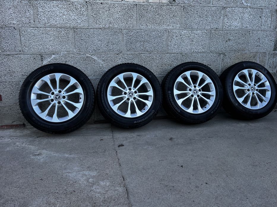 Alufelgi R17 5x112 Mercedes GLA GLB VW Tiguan opony zimowe 215/60/17