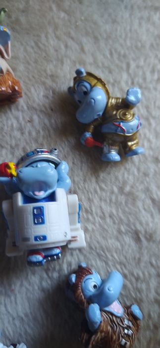 Lote de bonecos Kinder antigos Star wars