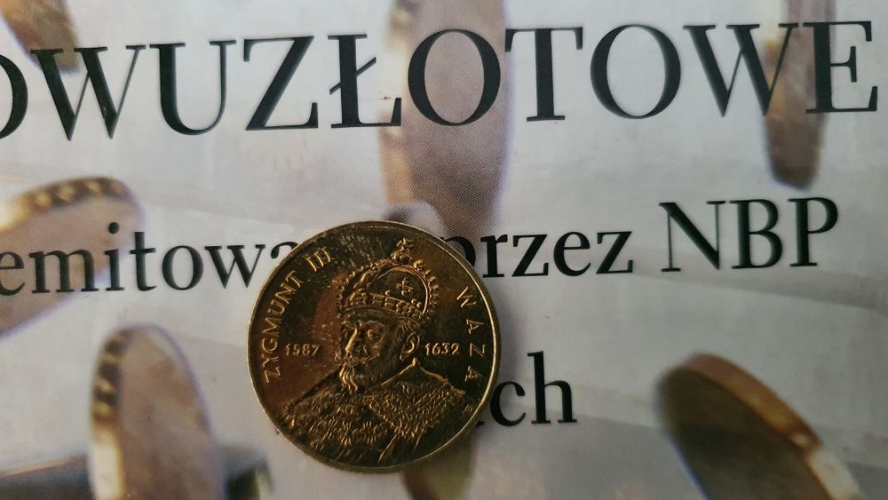 2 zł Zygmunt III Waza oraz roczniki 2000 do 2007