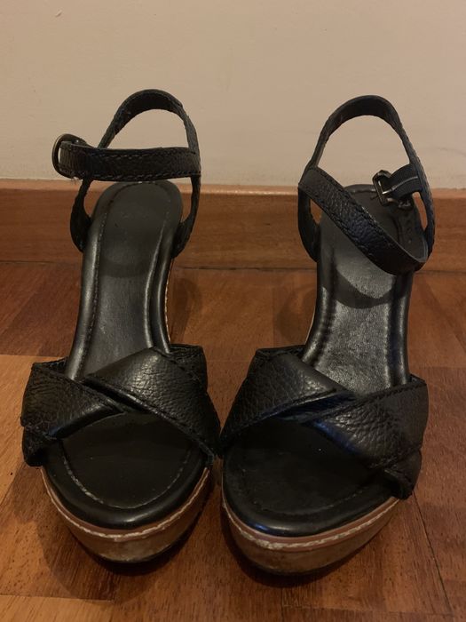 Sandalias de pele da Zara