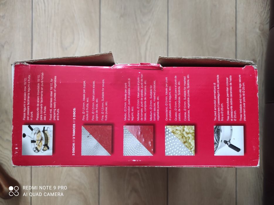 Przecierak do żywności PASSE VITE Moha