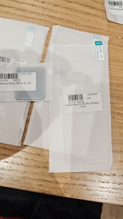 Szkło poco f6 + ochrona na kamery