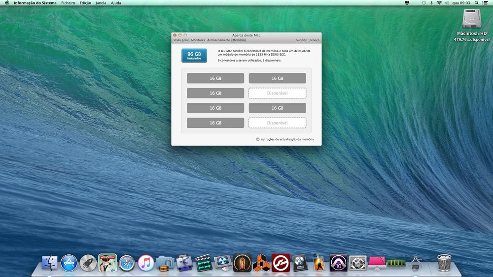 Apple Mac Pro 5.1 com SSD 12 Core & 96 GB RAM Topo de Gama - OPORTUNIDADE - Para Desocupar