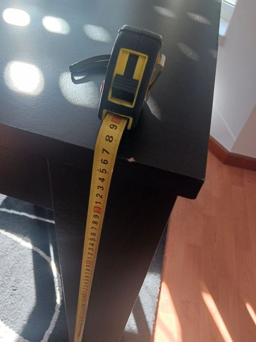 Mesa sala preta com 4 cadeiras