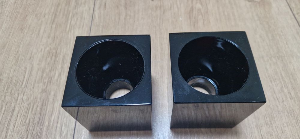 Fabbian klosze czarne Cubetto 2szt