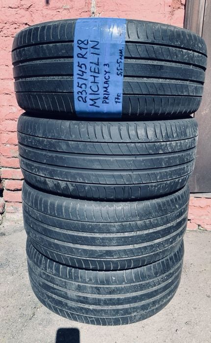 235 45 18 michelin primasy 4 штуки протектор 70/65%