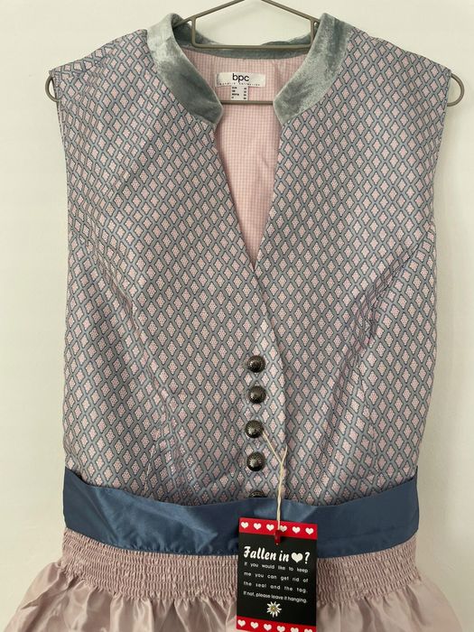 B.P.C. sukienka ludowa z fartuchem r.48