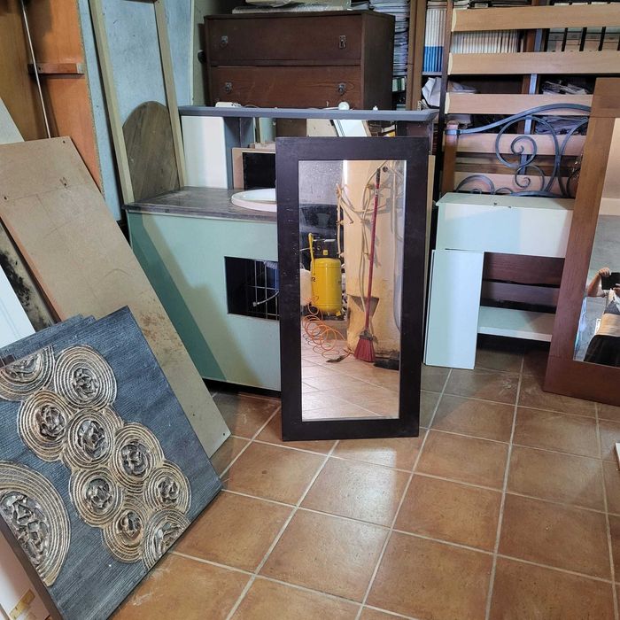 Espelho Preto De Parede