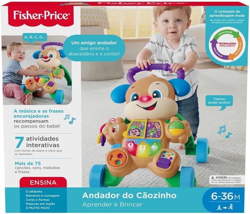 Andarilho do Cãozinho Fisher-Price 6m+