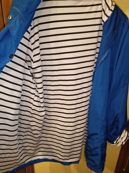 Stylowa kurtka damska niebieska L-XL