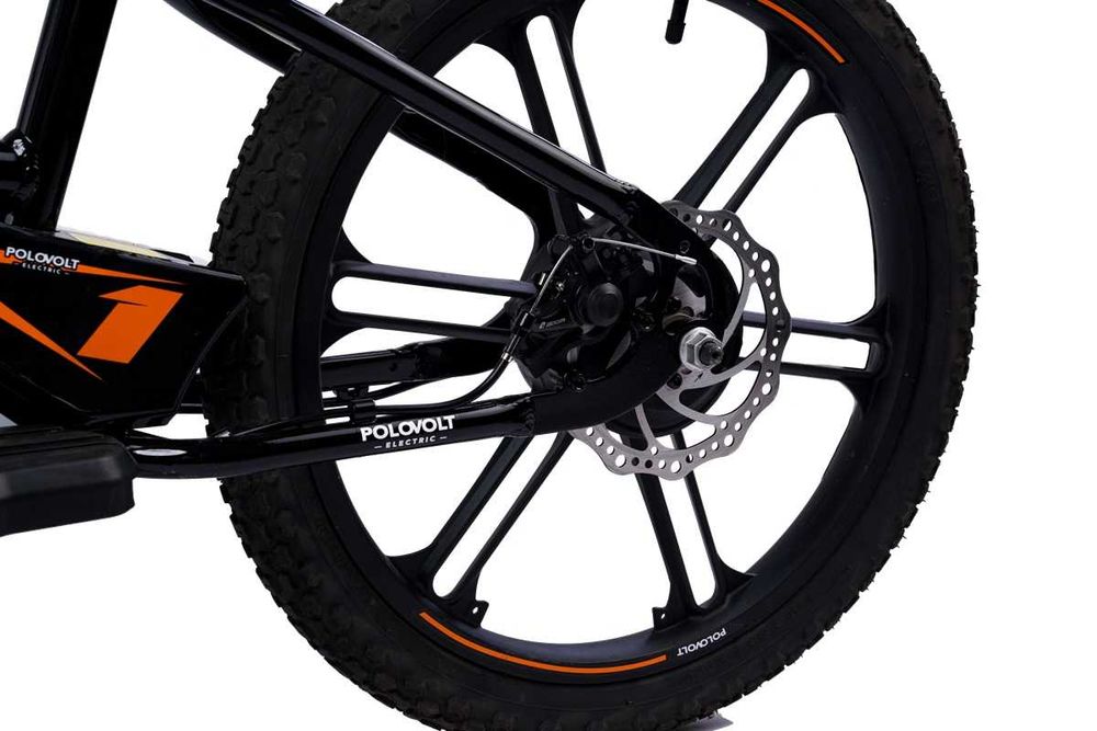 Rowerek biegowy elektryczny dla dzieci Polovolt M-20 Czarny 20"
