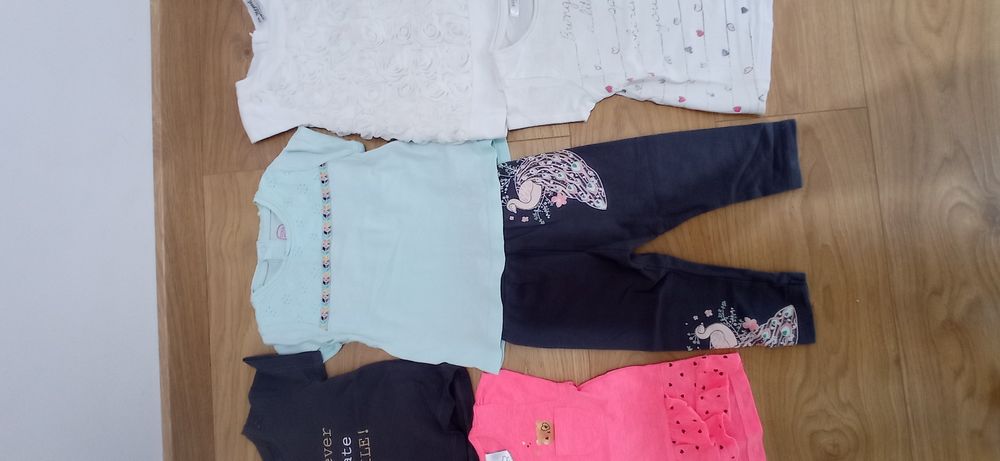 T-shirty, bluzki i legginsy rozmiar 62/74
