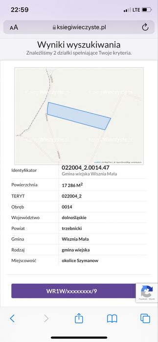 Działka inwestycyjna 1.7 ha