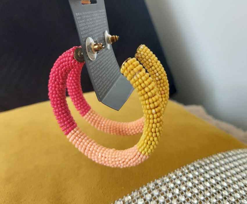 Kolorowe kolczyki koła