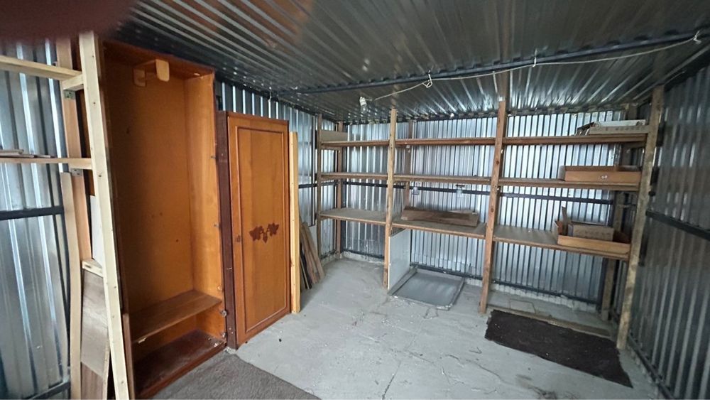 Металевий гараж 18м2 в ГБК «Борисфен» 3 на 6м. Початок ряду