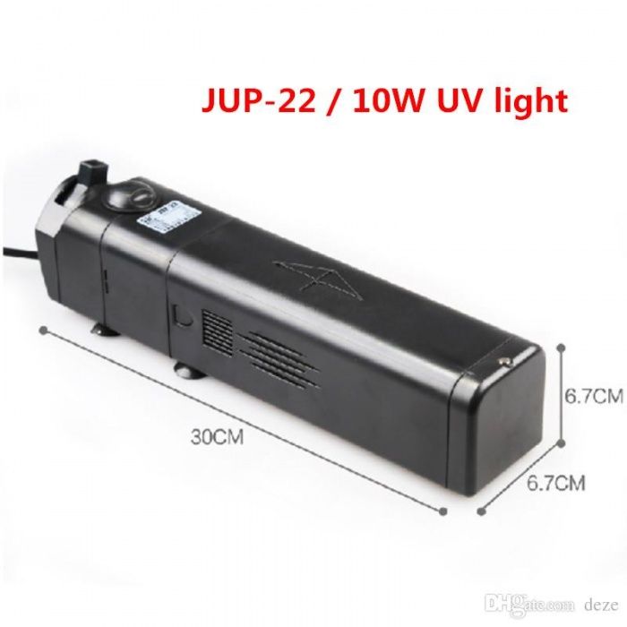 Внутренний фильтр с УФ стерилизатором SunSun JUP-22, UV 9 Вт до 400 л