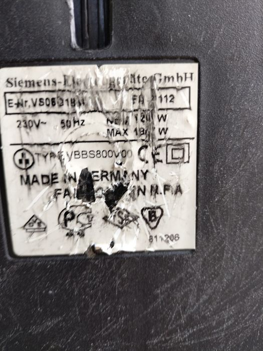 Пилосос Siemens 1800W
