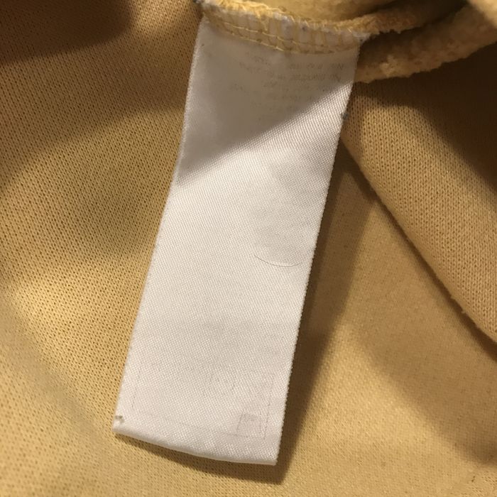 Vinatge bluza ellase boxy haft logo oversize unisex żółta pastelowa