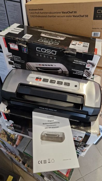 Професійний Вакууматор вакуумний пакувальник Caso VRH 490 advanced.
