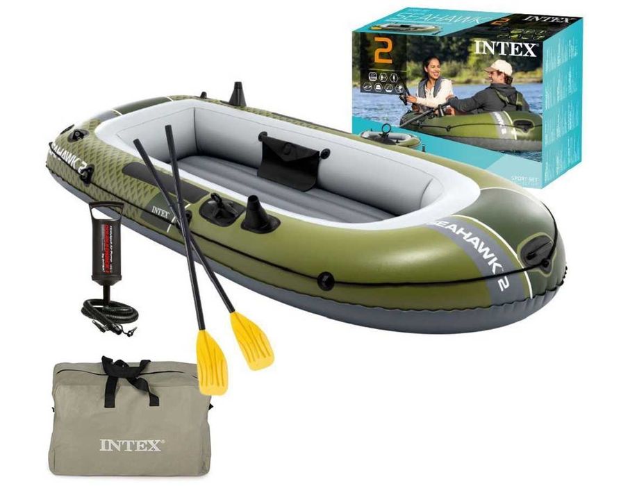 PONTON Seahawk 2 INTEX 66332 + pompka + 2 wiosła