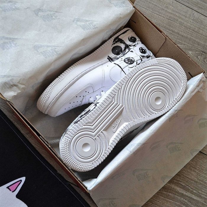 Мужские кроссовки Nike Air Force 1 Low х Comme des Garçons Supreme