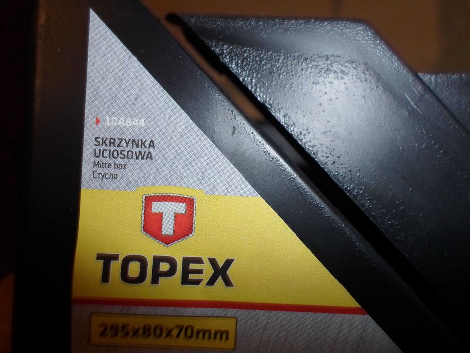 Стусло столярне (пласт) (22,5°, 45°, 90°), 295х80х70мм Topex без пилки