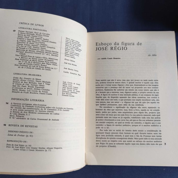 Revista Colóquio Letras 11 - Janeiro 1973