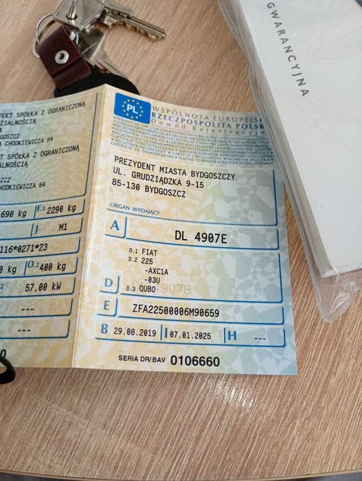 Fiat Qubo salon Polska