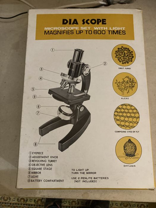 Microscopio para brincar novo nunca usado