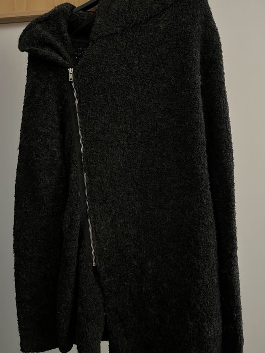 Casaco de malha com capuz