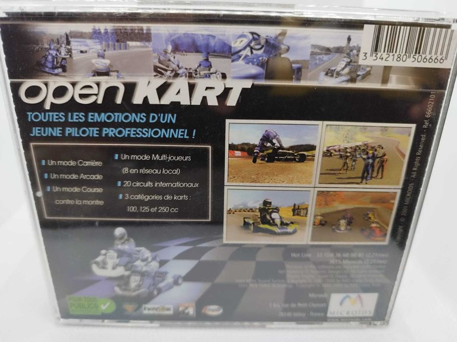 Open Kart PC CD-ROM Original Microïds
