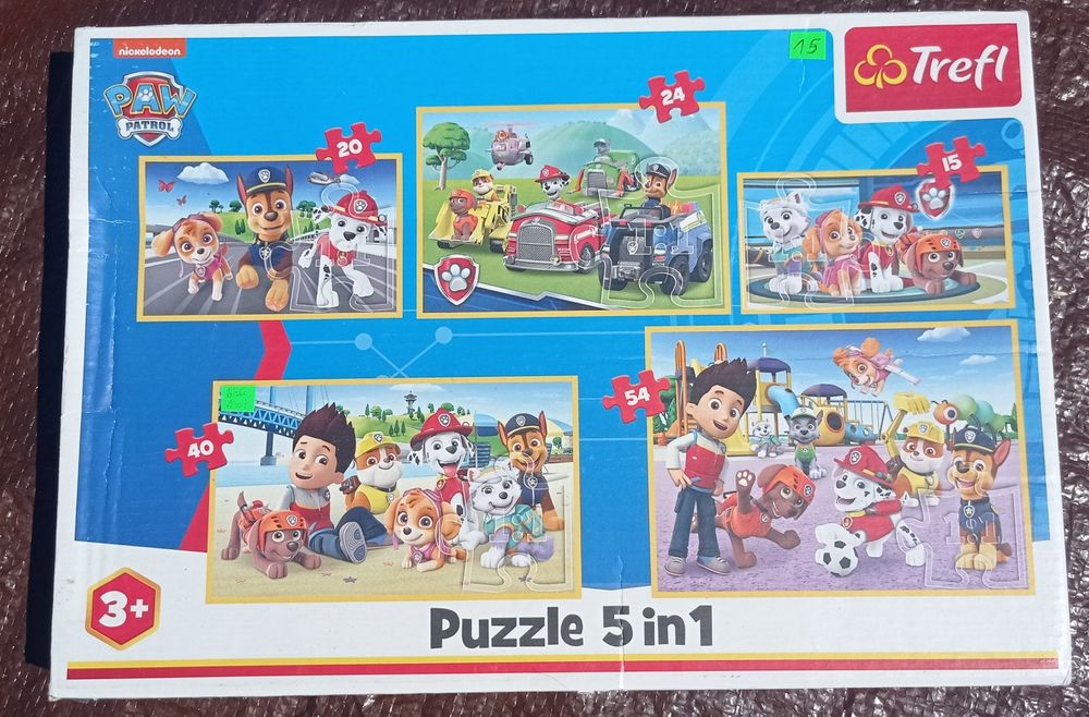 Puzzle 10 w 1 My Little Pony i Psi Patrol 5w1