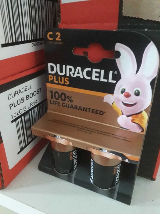 Pilhas Duracell C2 Plus