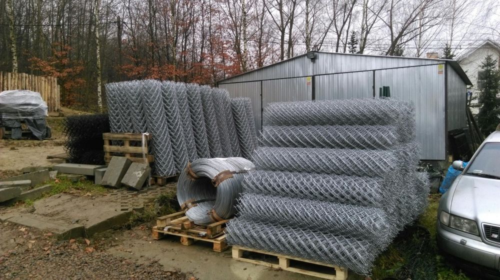 Siatka ogrodzeniowa ocynkowana drut Fi=3,0 mm - PRODUCENT!